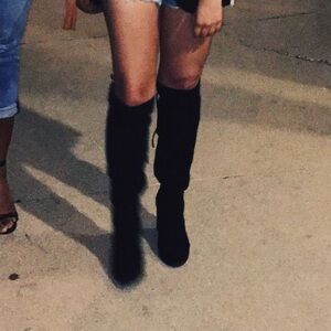 SOLD Steve Madden High Knee Suede Boots